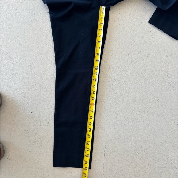 Banana Republic Sloan Straight Black Dress Work Pants Size 4 - Picture 6 of 10
